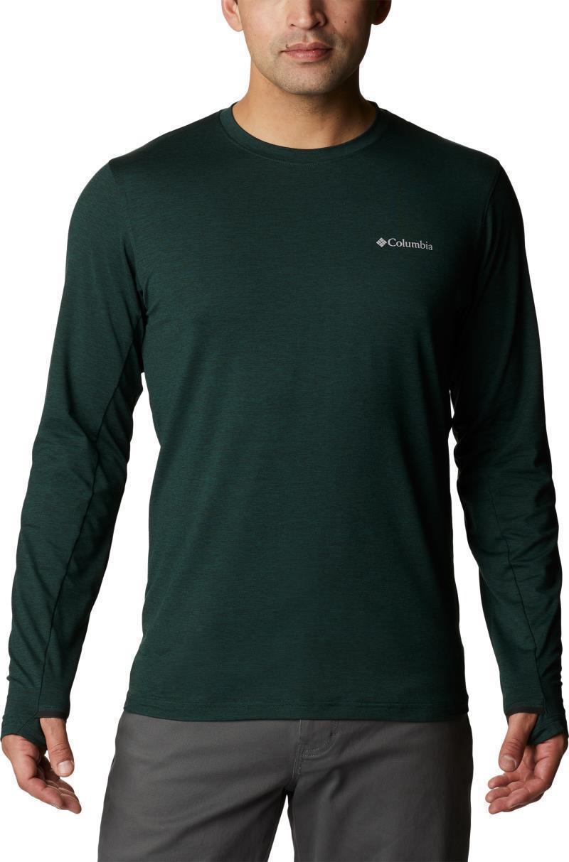Tech Trail LS Crew II - Mens - spruce heather 1