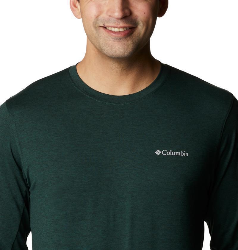 Tech Trail LS Crew II - Mens - spruce heather 1