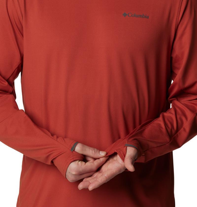 Tech Trail LS Crew II - Mens - warp red 1