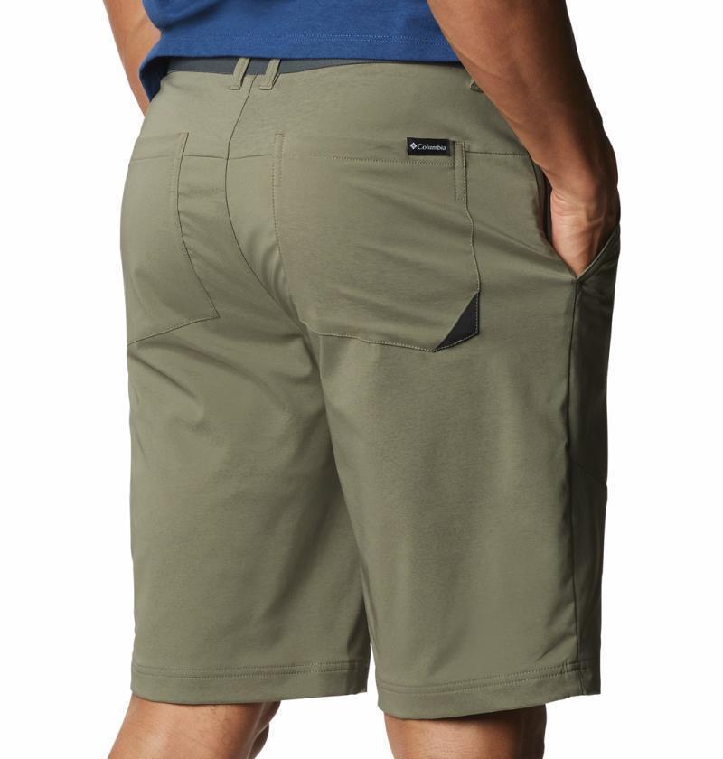 Tech Trail Shorts, 10" Inseam - Mens - Stone Green 5