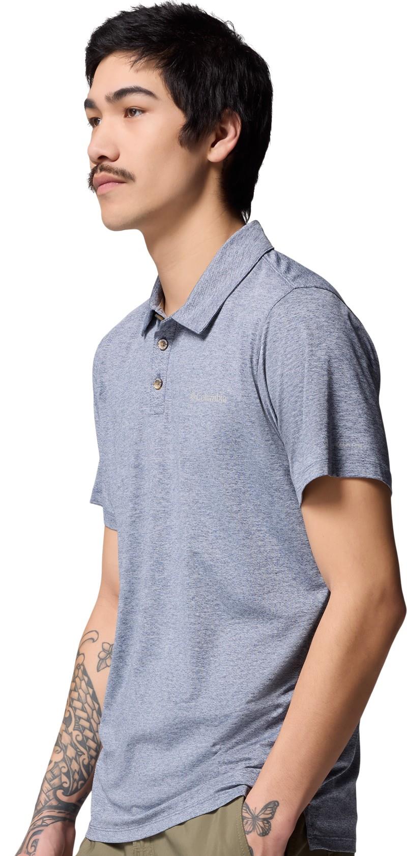 Tech Trail Utility Polo, Tall - Mens - collegiate navy heather 1