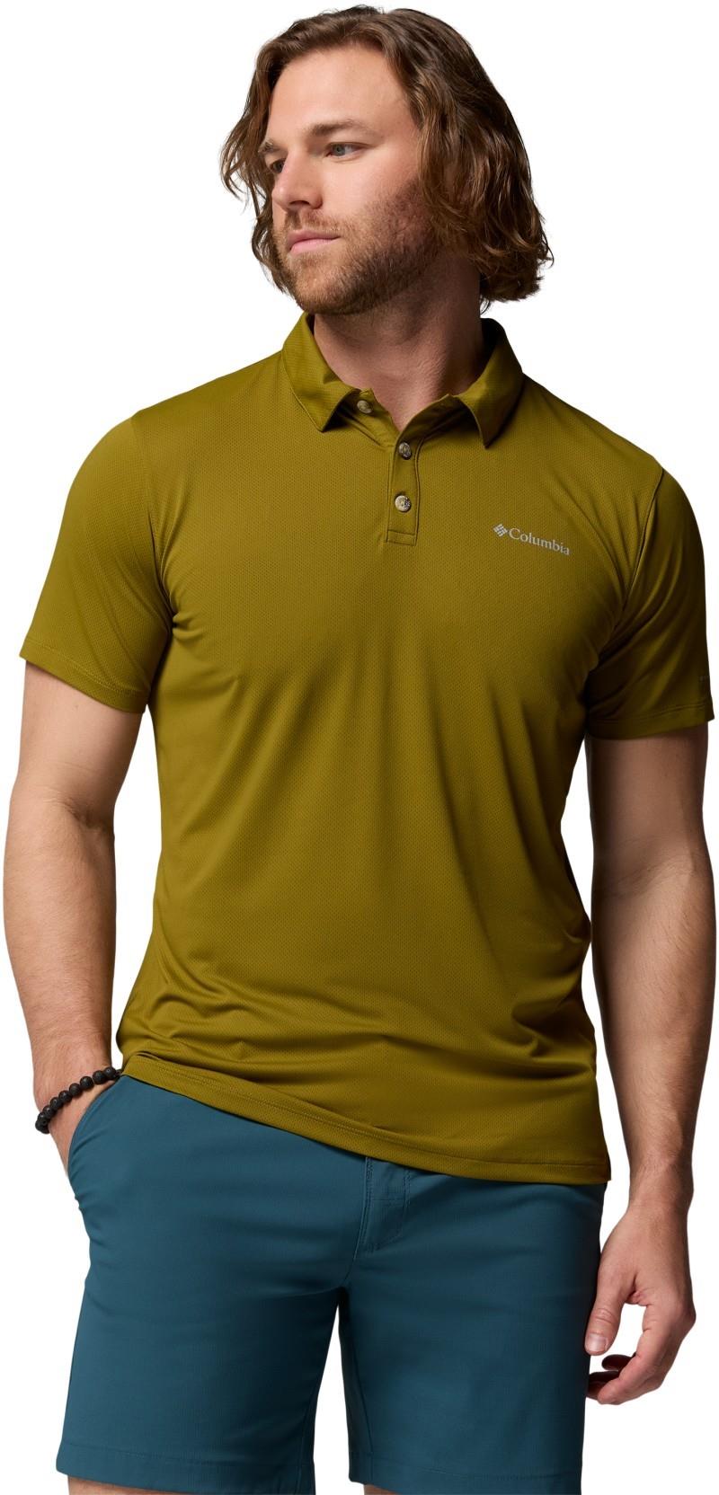 Tech Trail Utility Polo, Tall - Mens - mossy green 1