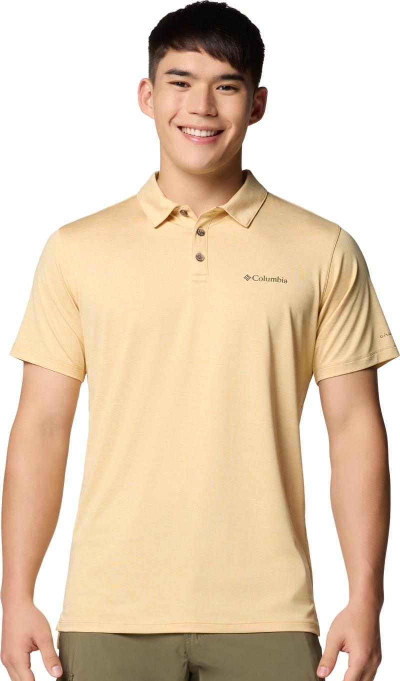 Tech Trail Utility Polo, Tall - Mens - sand dune heather 1