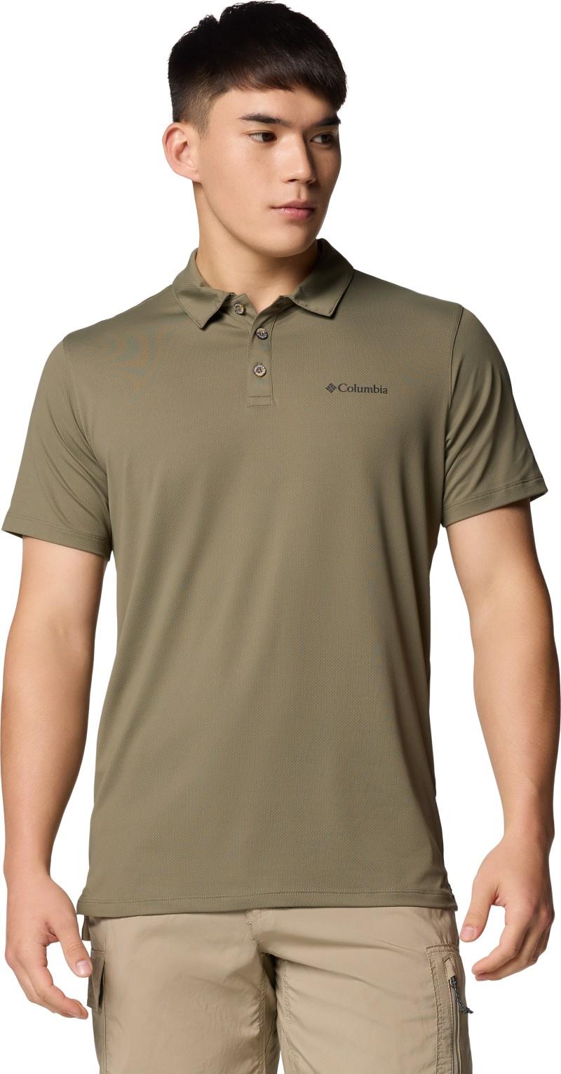 Tech Trail Utility Polo, Tall - Mens - stone green 1