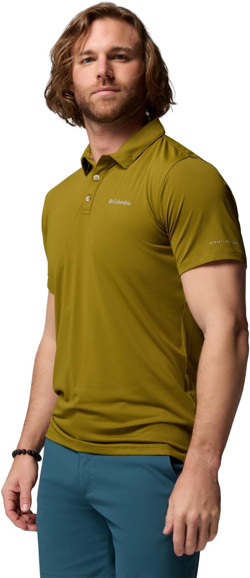 Tech Trail Utility Polo - Mens - mossy green 1