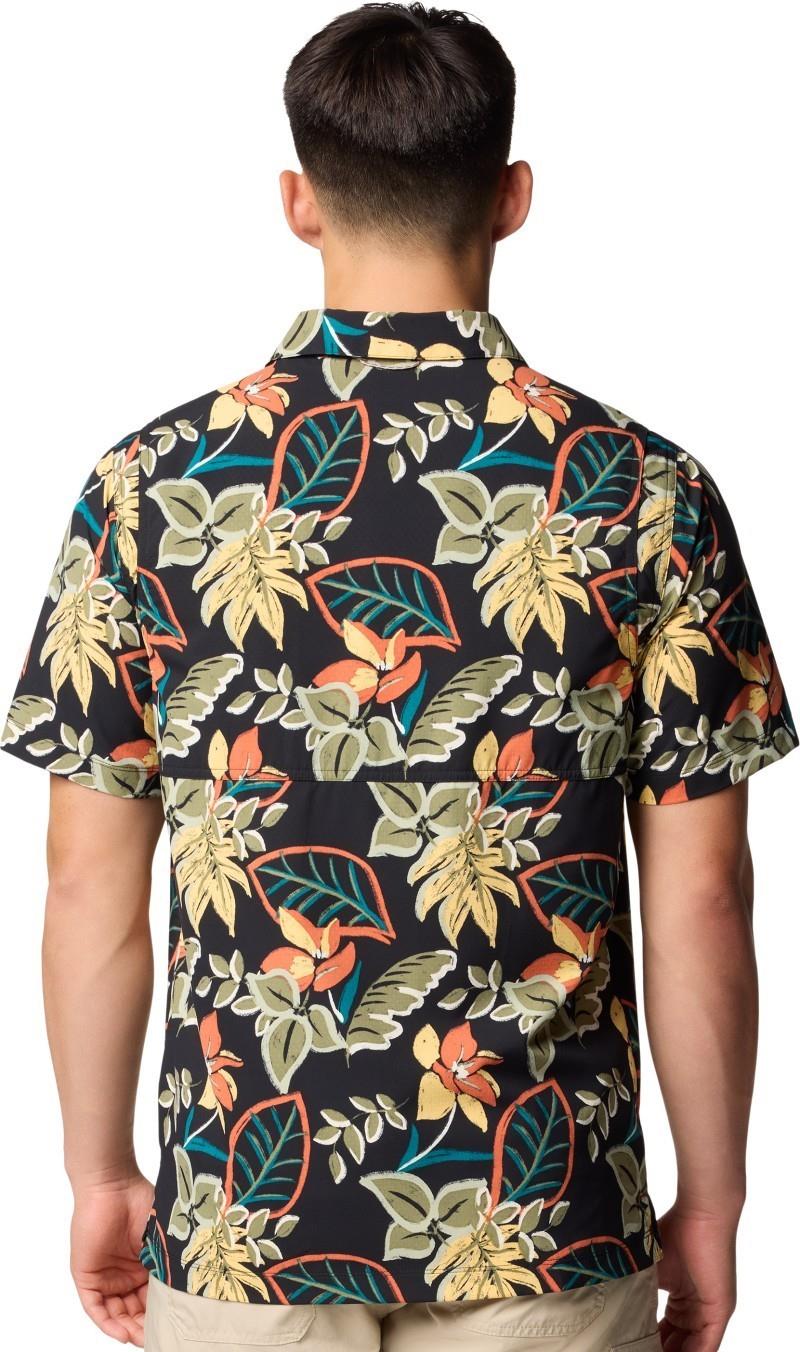 Tech Trail Utility Printed Woven SS, Tall - Mens - black pasteled 1