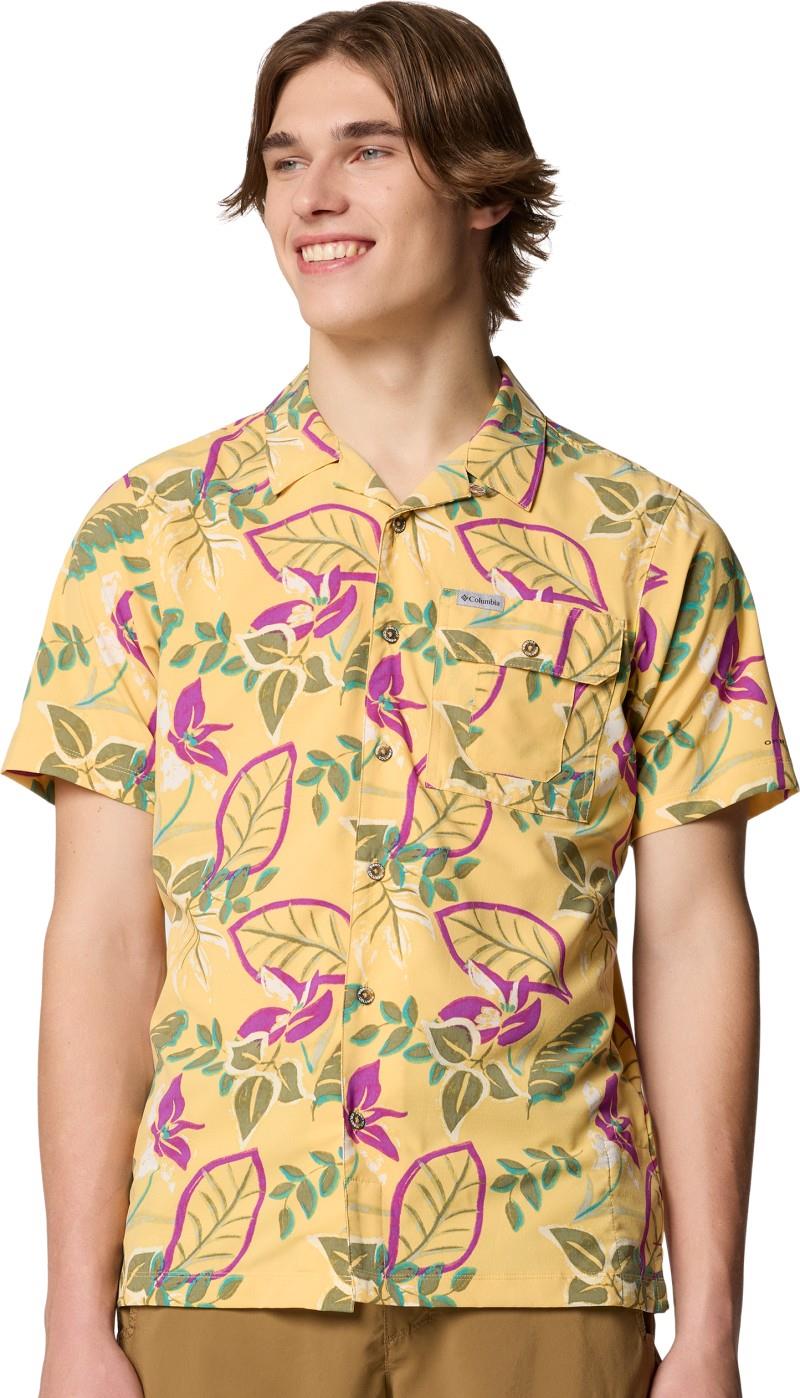 Tech Trail Utility Printed Woven SS, Tall - Mens - sand dune pasteled 1