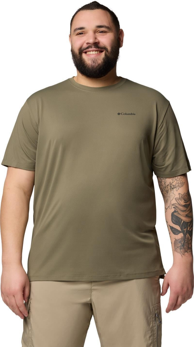 Tech Trail Utility SS Crew, Extended - Mens - stone green 1