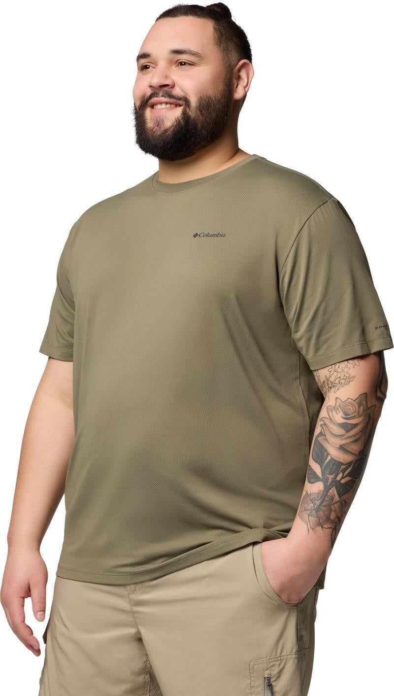 Tech Trail Utility SS Crew, Extended - Mens - stone green 1