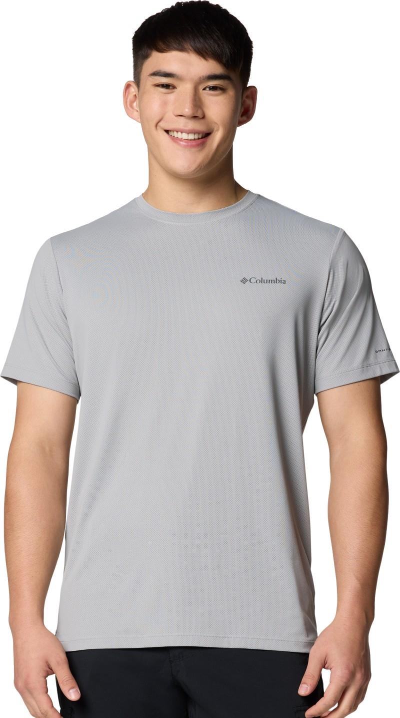 Tech Trail Utility SS Crew, Tall - Mens - columbia grey 1