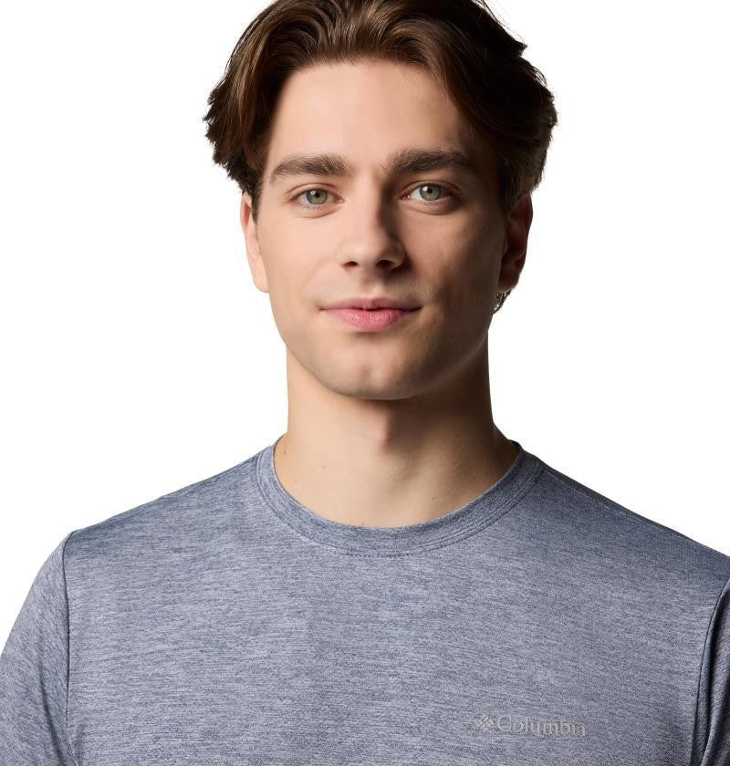 Tech Trail Utility SS Crew - Mens - collegiate navy heather 1