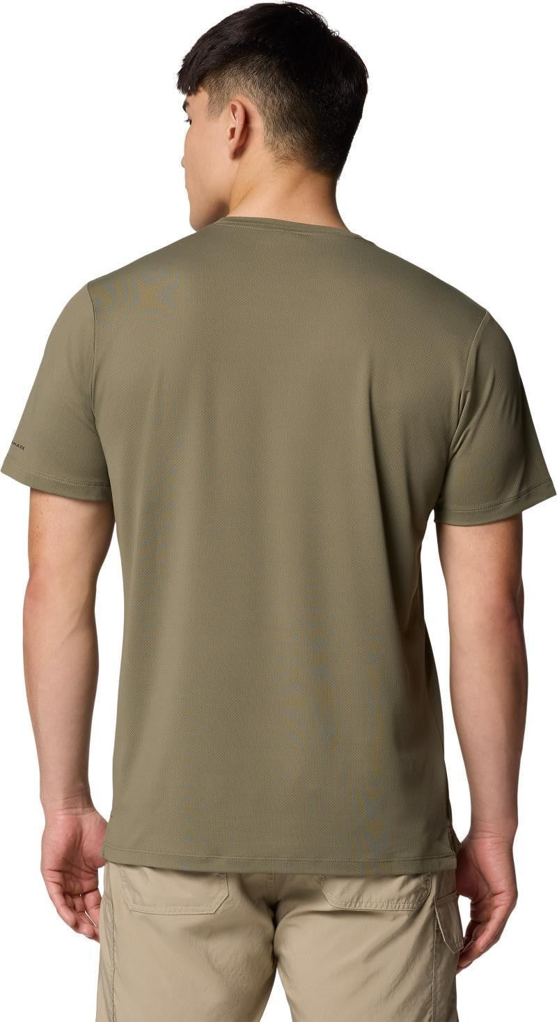 Tech Trail Utility SS Crew - Mens - stone green 1