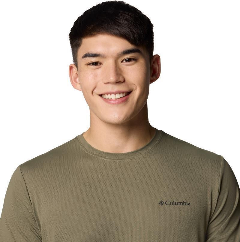 Tech Trail Utility SS Crew - Mens - stone green 1