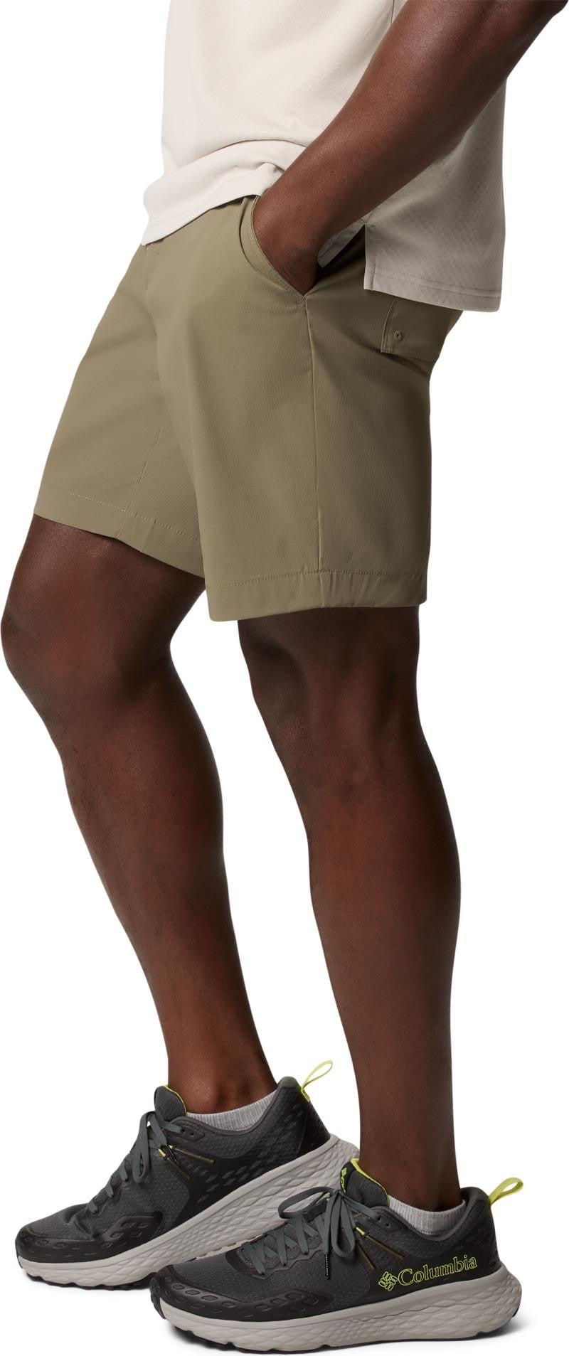 Tech Trail Utility Shorts, 7" Inseam - Mens - stone green 1