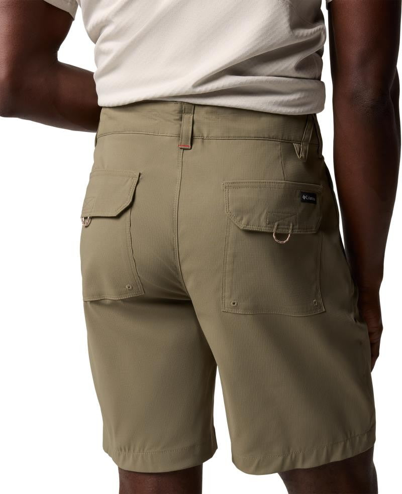 Tech Trail Utility Shorts, 7" Inseam - Mens - stone green 1