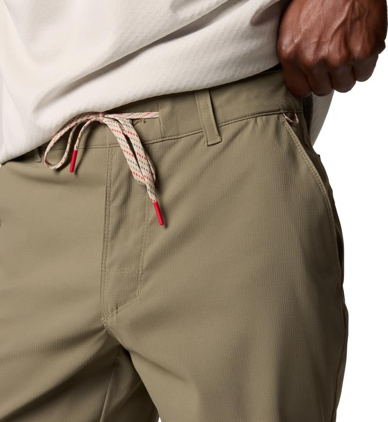 Tech Trail Utility Shorts, 9" Inseam - Mens - stone green 1
