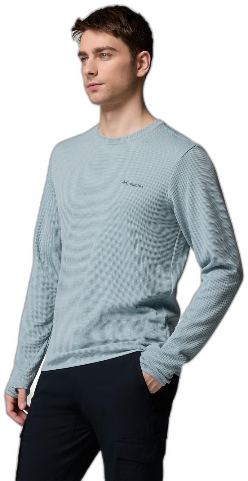 Tech Trail Utility Warm LS Crew - Mens - crushed blue 1