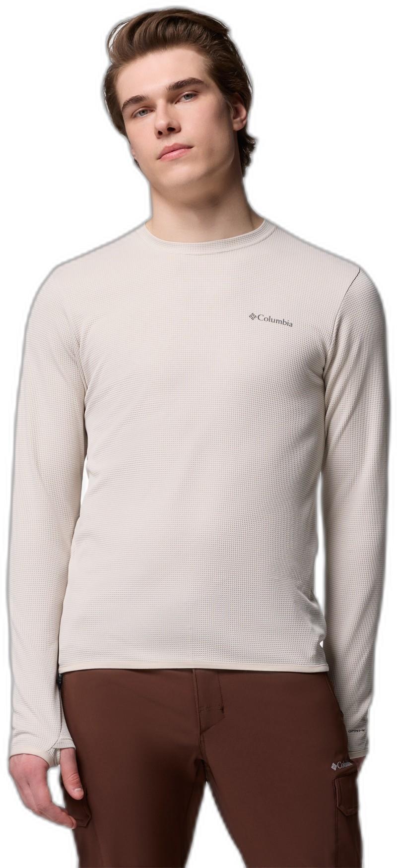 Tech Trail Utility Warm LS Crew - Mens - dark stone 1