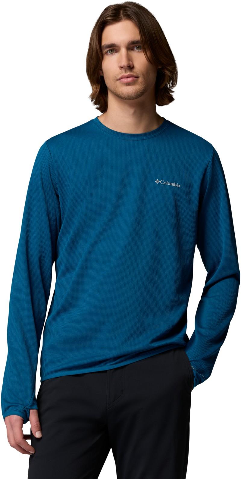 Tech Trail Utility Warm LS Crew - Mens - phoenix blue 1