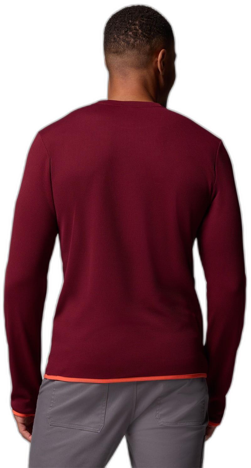 Tech Trail Utility Warm LS Crew - Mens - rich wine 1