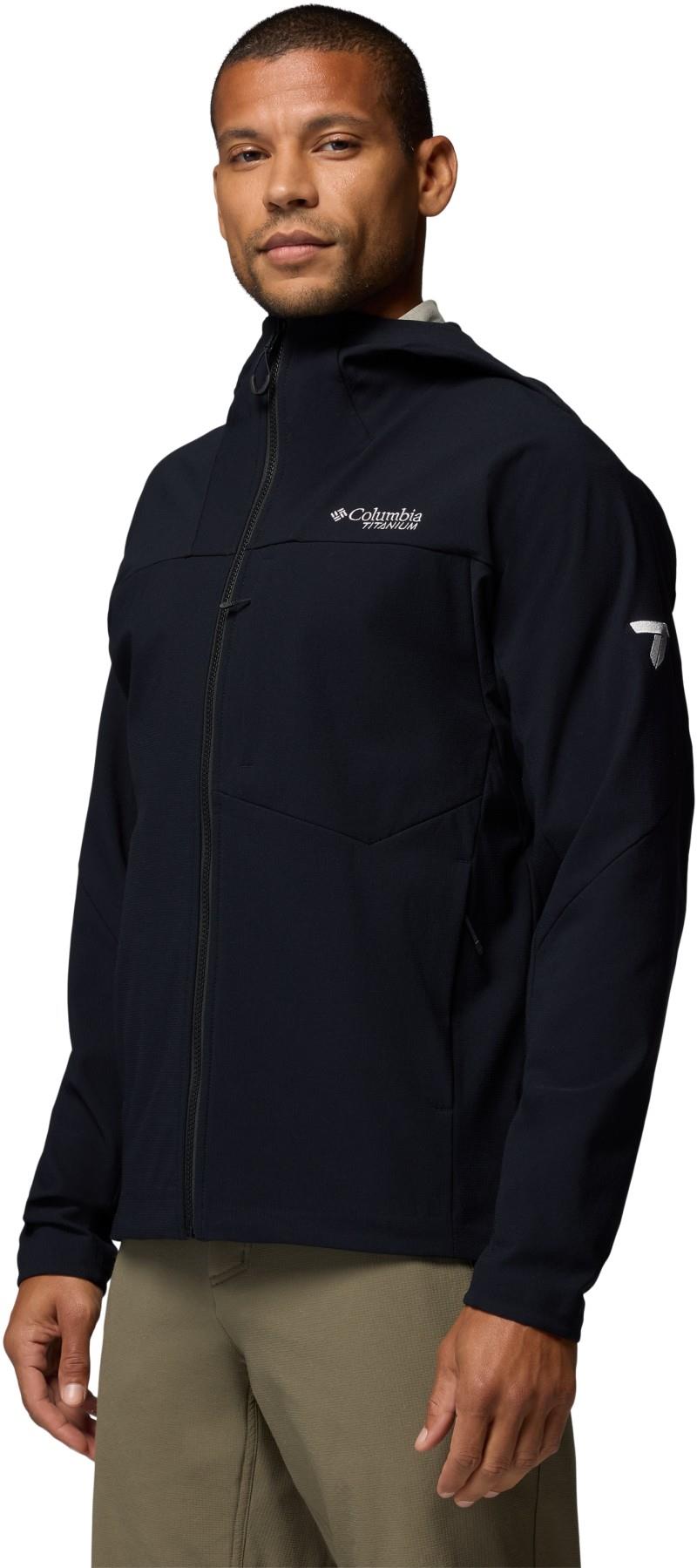 Tennent Mountain Hooded Softshell - Mens - black 1