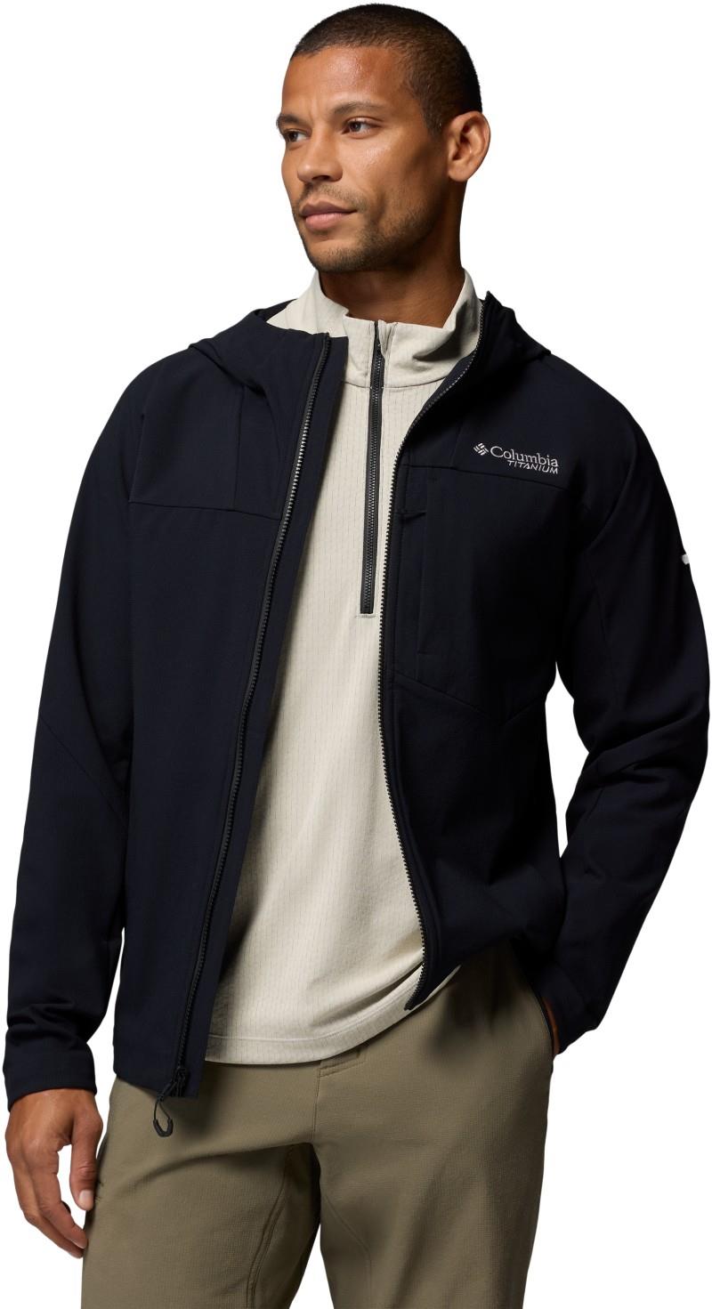 Tennent Mountain Hooded Softshell - Mens - black 1