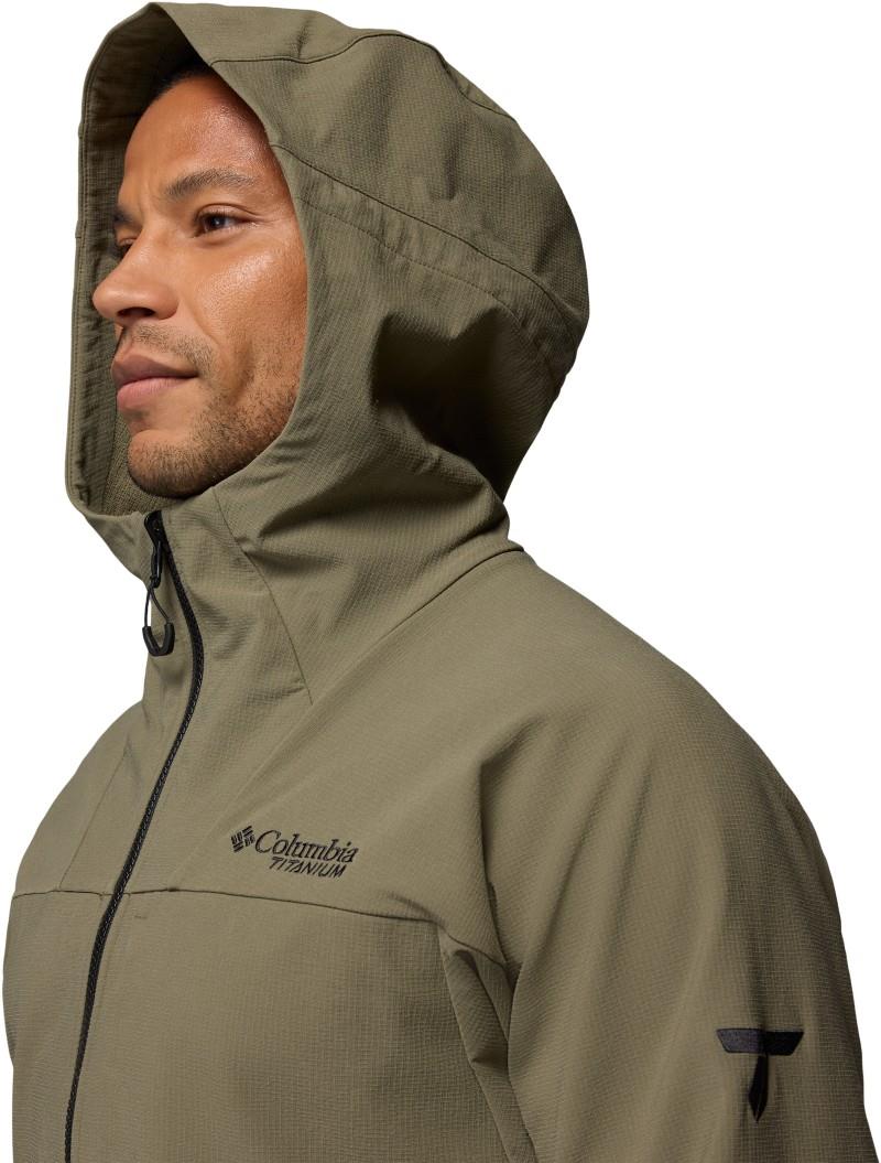 Tennent Mountain Hooded Softshell - Mens - stone green 1
