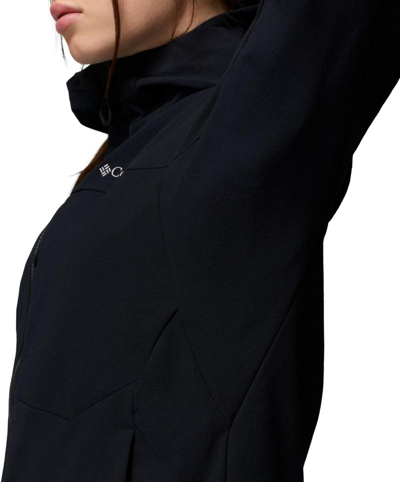 Tennent Mountain Hooded Softshell - Womens - black 1