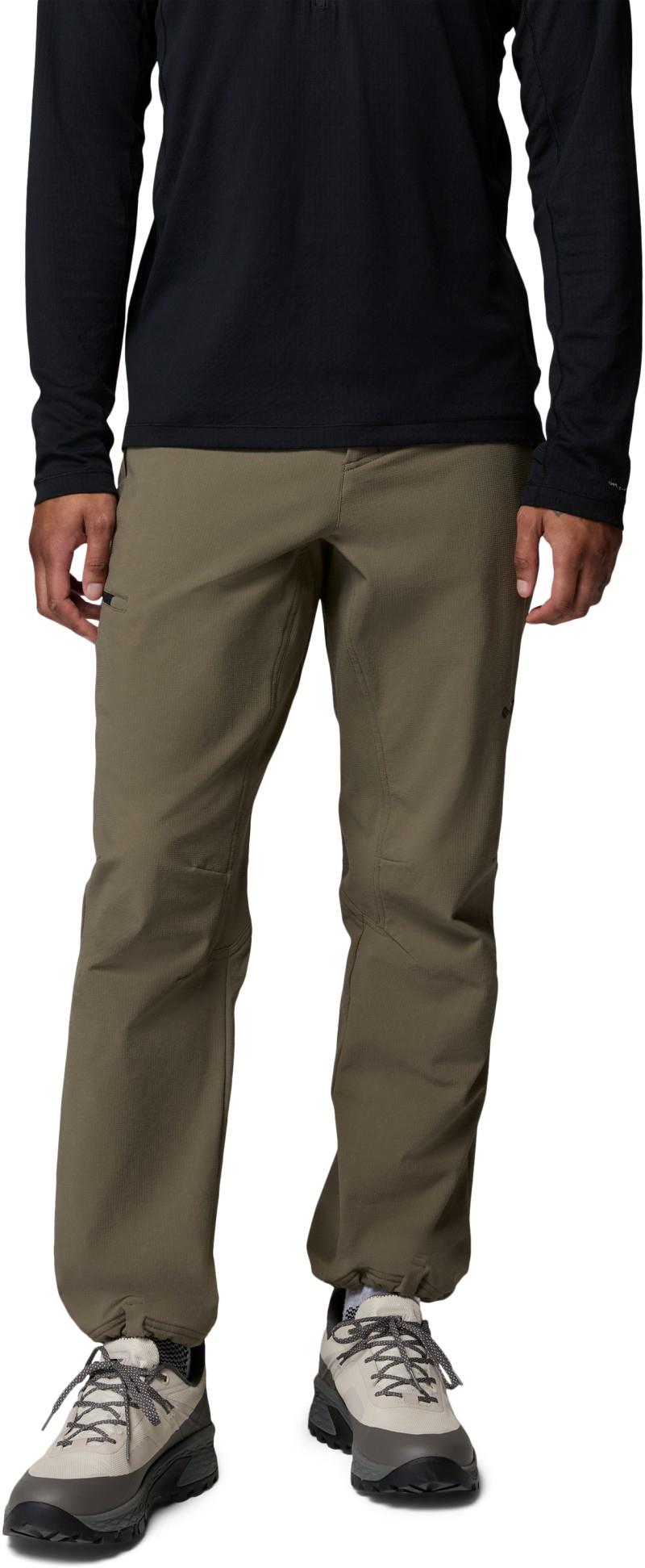 Tennent Mountain Softshell Pants, 30" Inseam - Mens - stone green 1