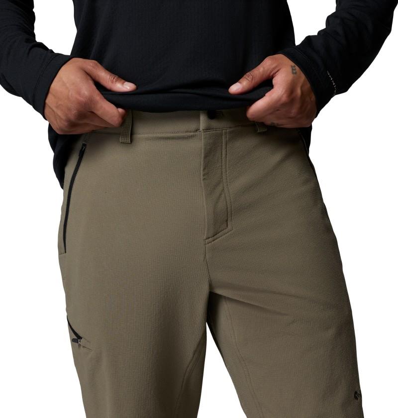 Tennent Mountain Softshell Pants, 34" Inseam - Mens - stone green 1