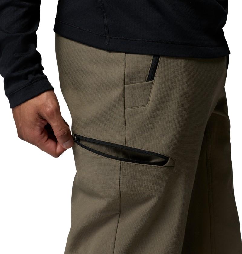 Tennent Mountain Softshell Pants, 34" Inseam - Mens - stone green 1