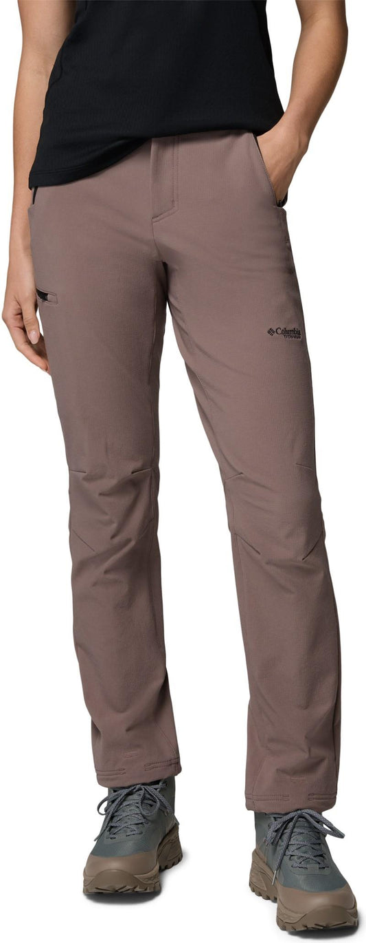 Tennent Mountain Softshell Pants, Short - Womens - iron 1
