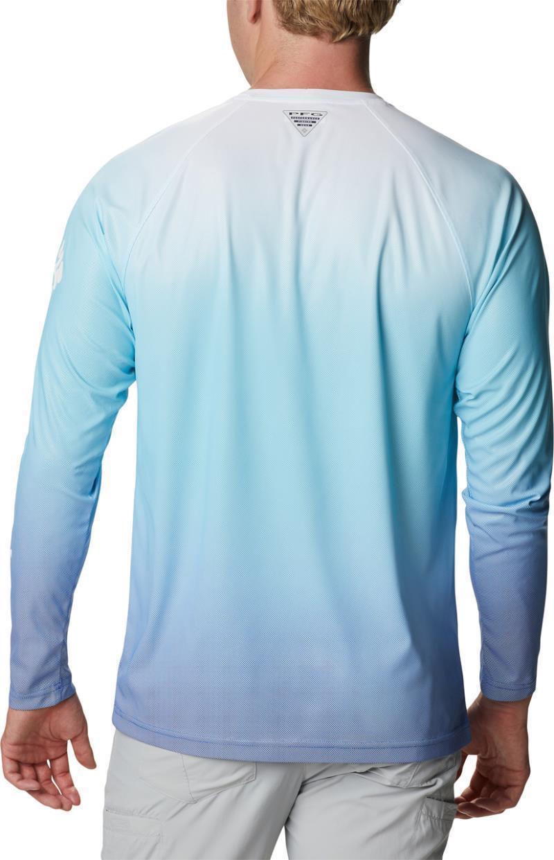 Terminal Deflector Printed LS - Mens - Blue Macaw Gradient 2