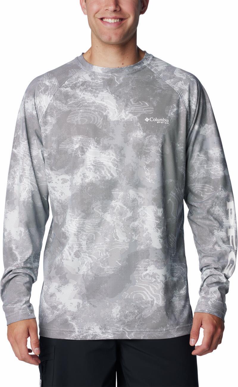 Terminal Deflector Printed LS - Mens - Cool Grey Deepwaters Camo 1