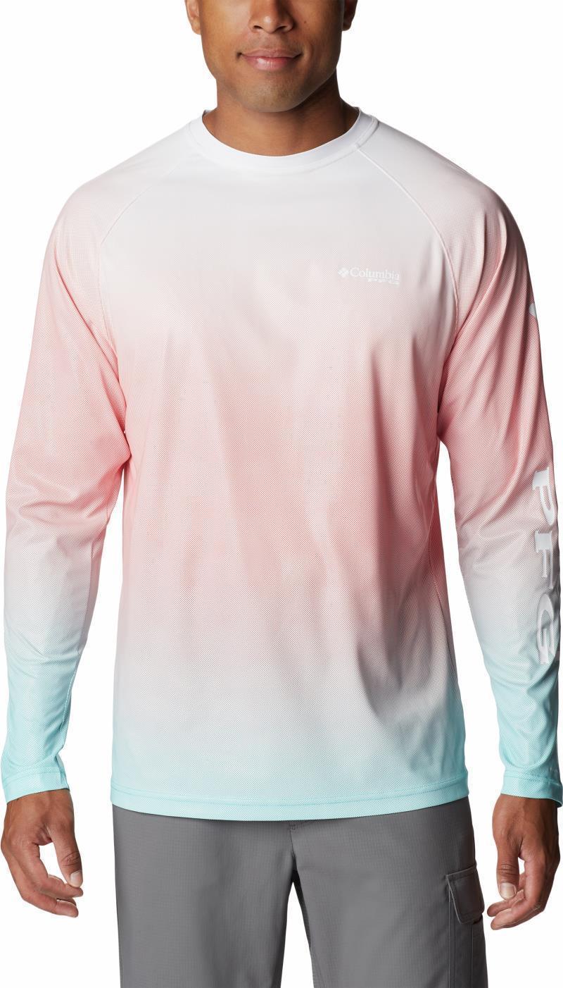 Terminal Deflector Printed LS - Mens - Corange Gradient 1