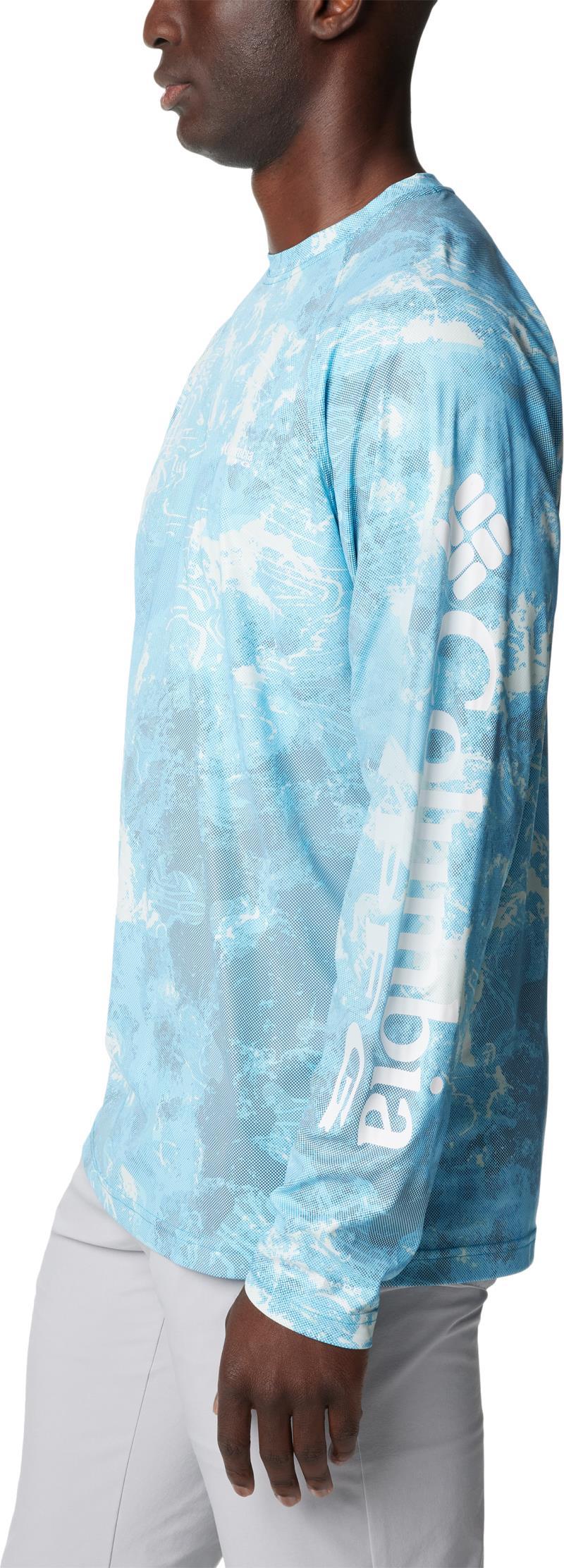 Terminal Deflector Printed LS - Mens - Ocean Blue Deepwaters Camo 2