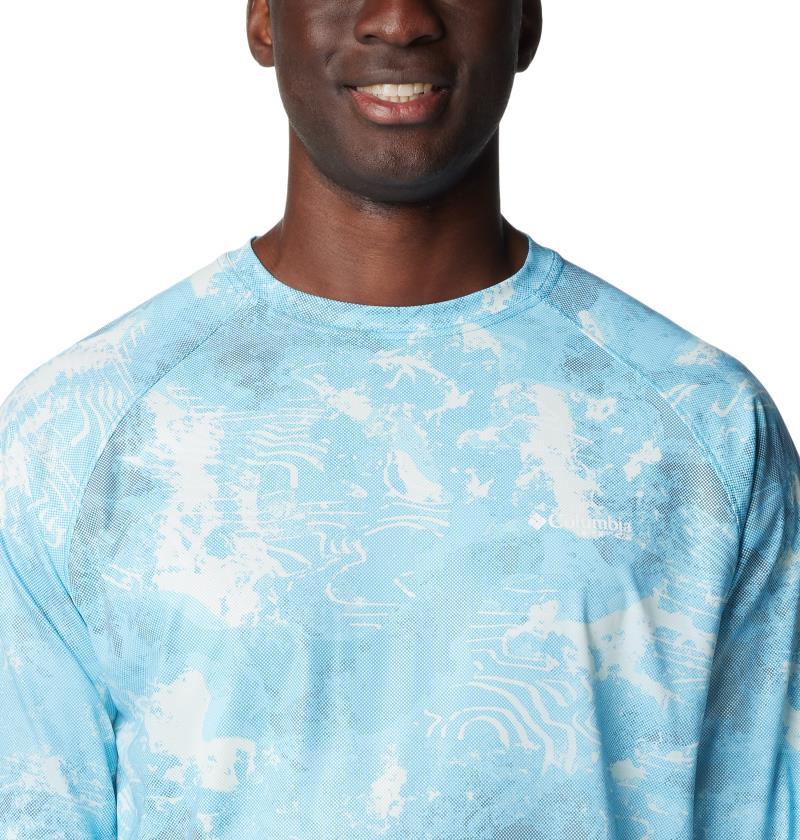 Terminal Deflector Printed LS - Mens - Ocean Blue Deepwaters Camo 4