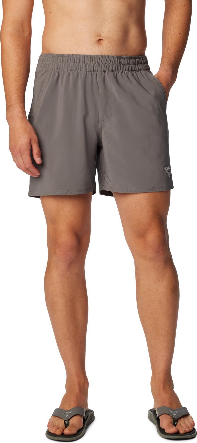 Terminal Roamer Stretch Shorts, 6" Inseam - Mens - city grey 1