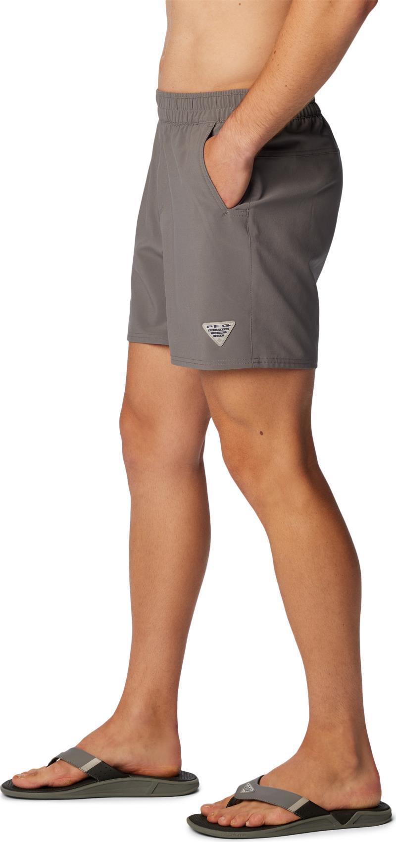 Terminal Roamer Stretch Shorts, 6" Inseam - Mens - city grey 1