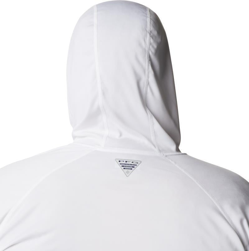 Terminal Tackle Hoodie, Extended - Mens - White / Red Spark Logo 5