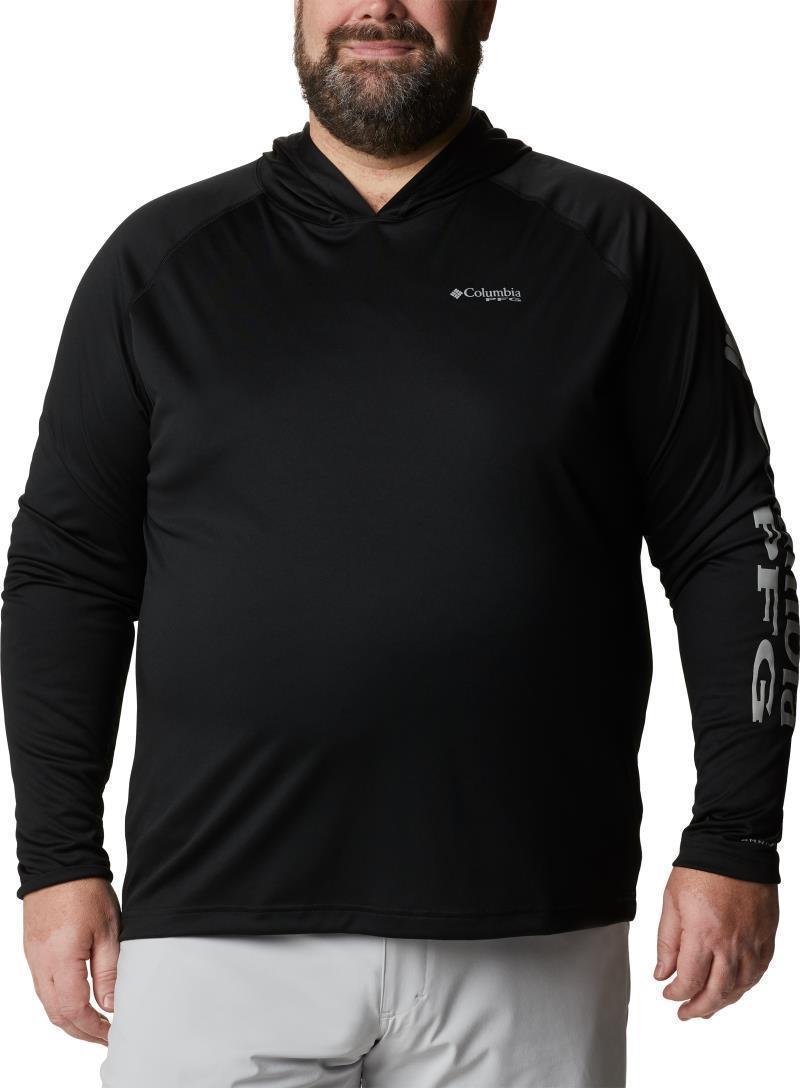 Terminal Tackle Hoodie, Extended - Mens - black / cool grey logo 1