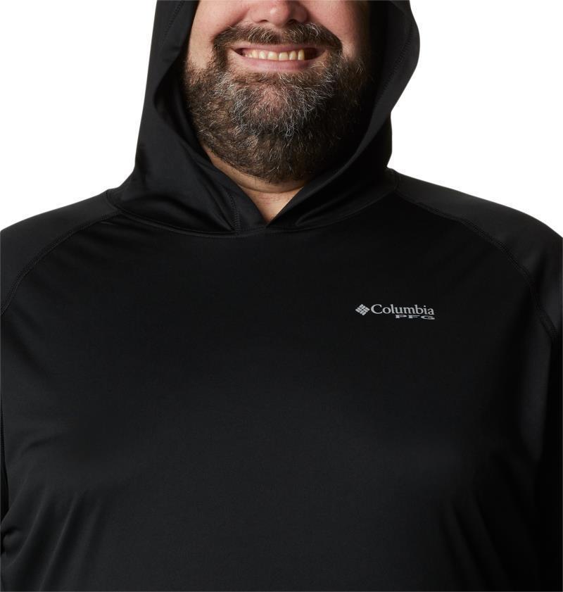 Terminal Tackle Hoodie, Extended - Mens - black / cool grey logo 1