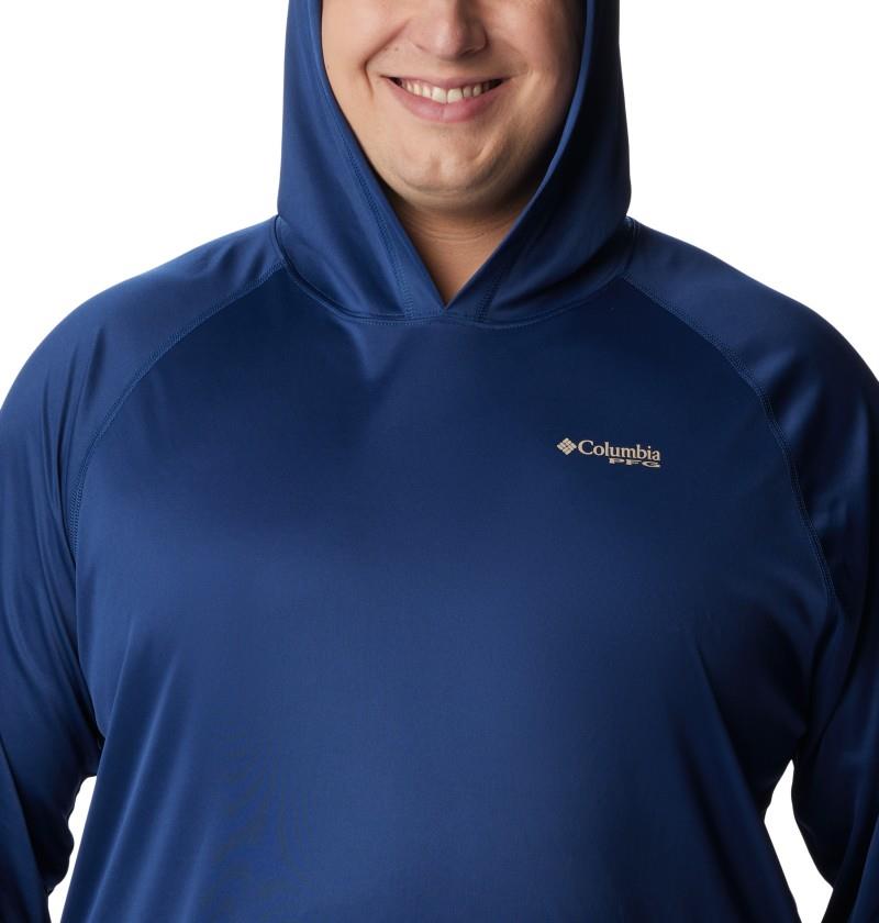 Terminal Tackle Hoodie, Extended - Mens - carbon / ancient fossil logo 1