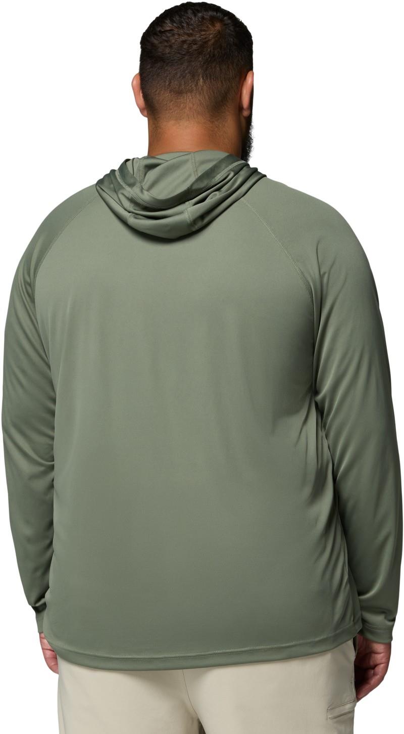 Terminal Tackle Hoodie, Extended - Mens - cypress / dark stone logo 1