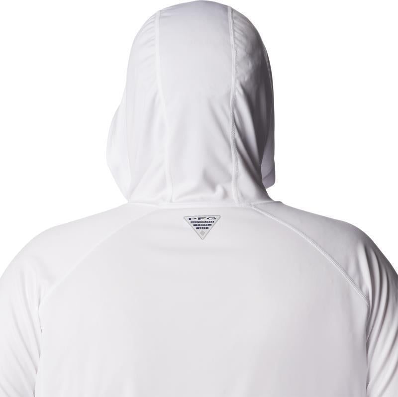 Terminal Tackle Hoodie, Extended - Mens - white / nightshade logo 1