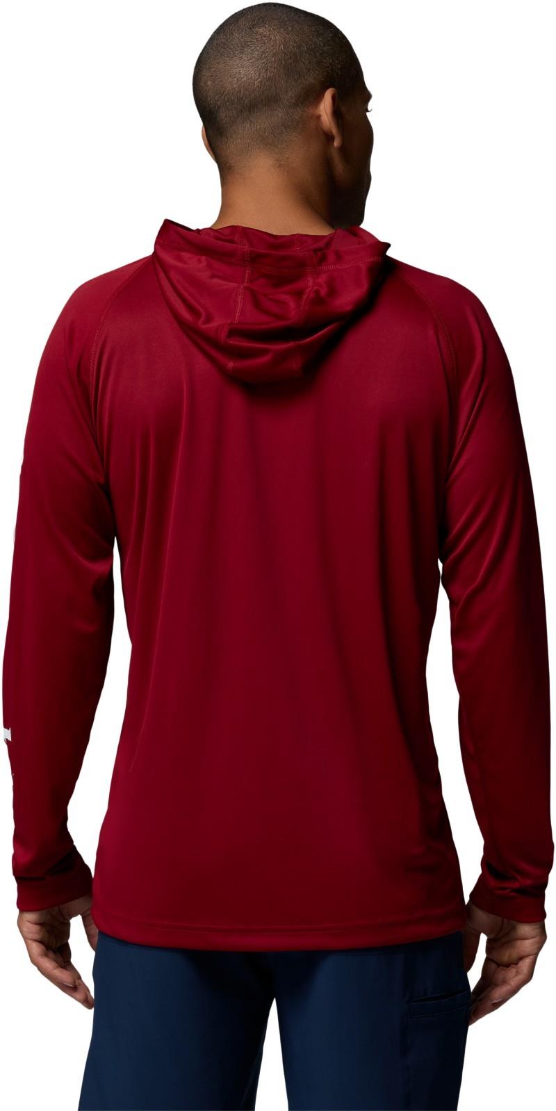 Terminal Tackle Hoodie, Tall - Mens - beet / white logo 1
