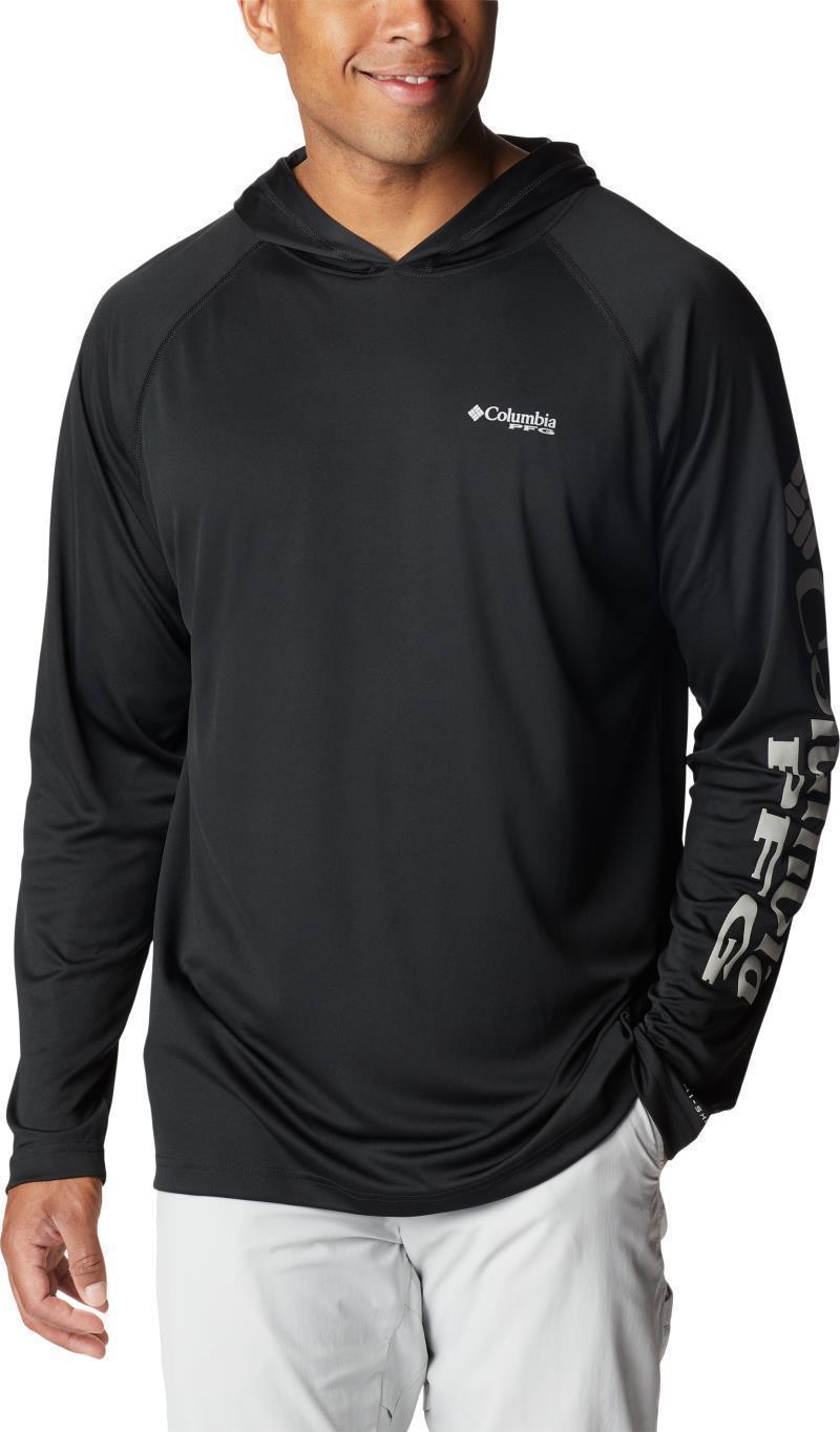 Terminal Tackle Hoodie, Tall - Mens - black / cool grey logo 1
