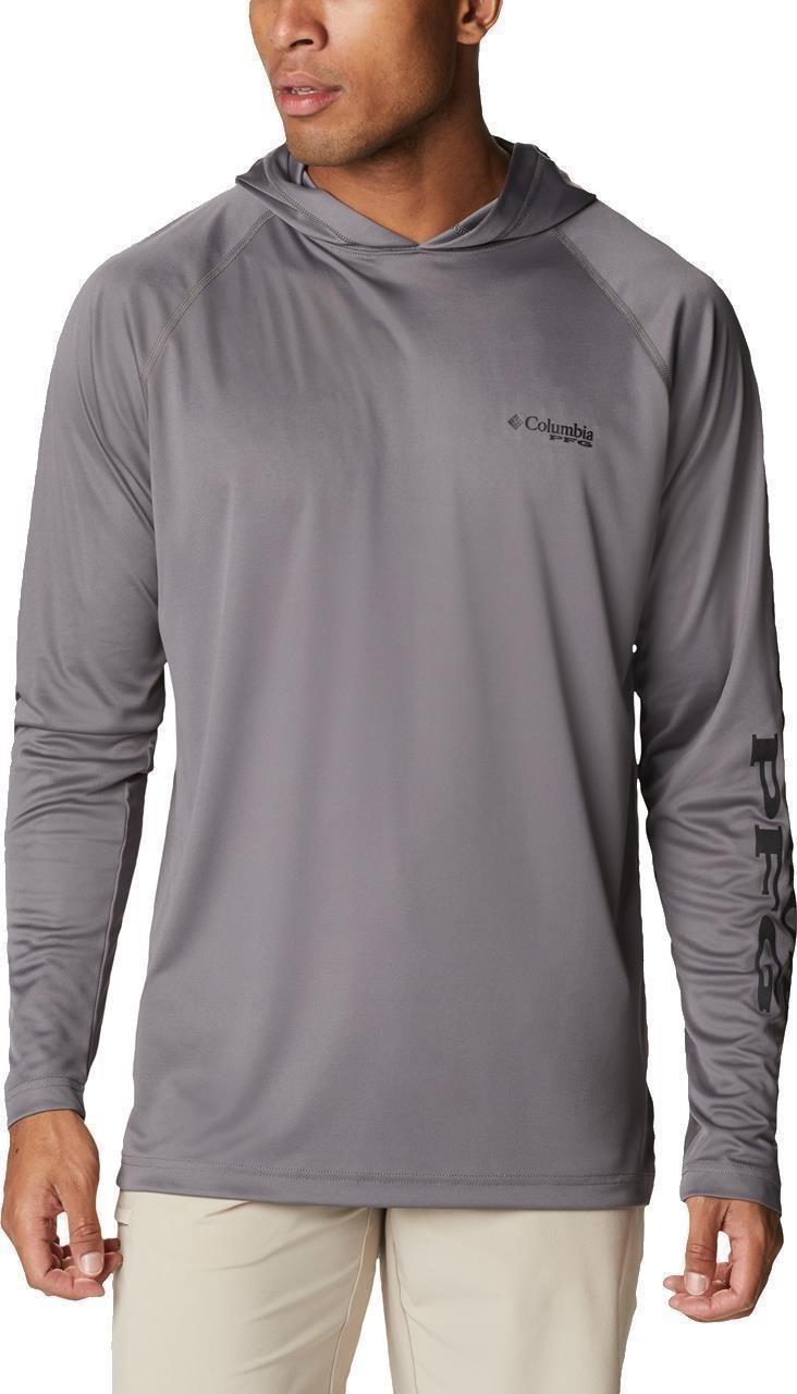 Terminal Tackle Hoodie, Tall - Mens - city grey / black logo 1