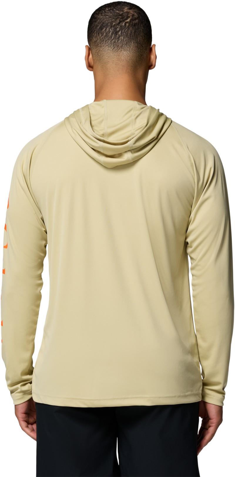 Terminal Tackle Hoodie, Tall - Mens - serpentine / spark orange logo 1