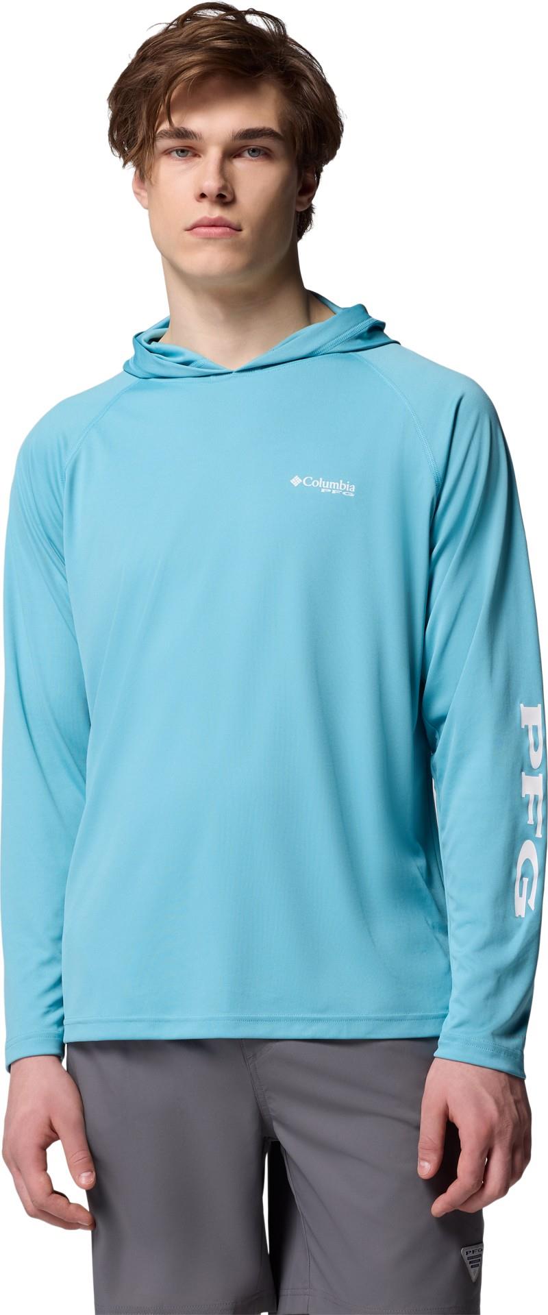 Terminal Tackle Hoodie, Tall - Mens - vintage blue / white logo 1